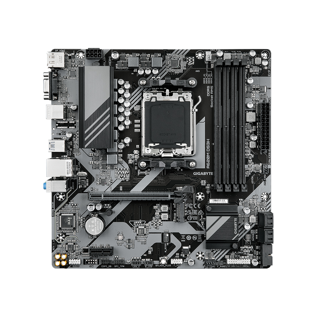 Материнская плата Gigabyte A620M DS3H — фото, характеристики