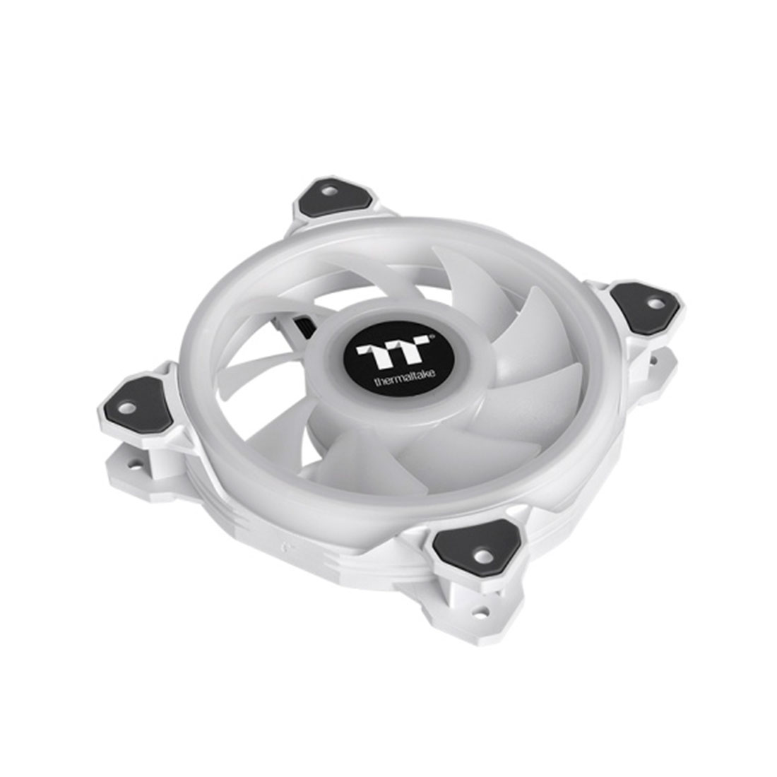 Кулер для компьютерного корпуса Thermaltake Riing Quad 12 RGB White (3-Fan Pack) — фото, характеристики