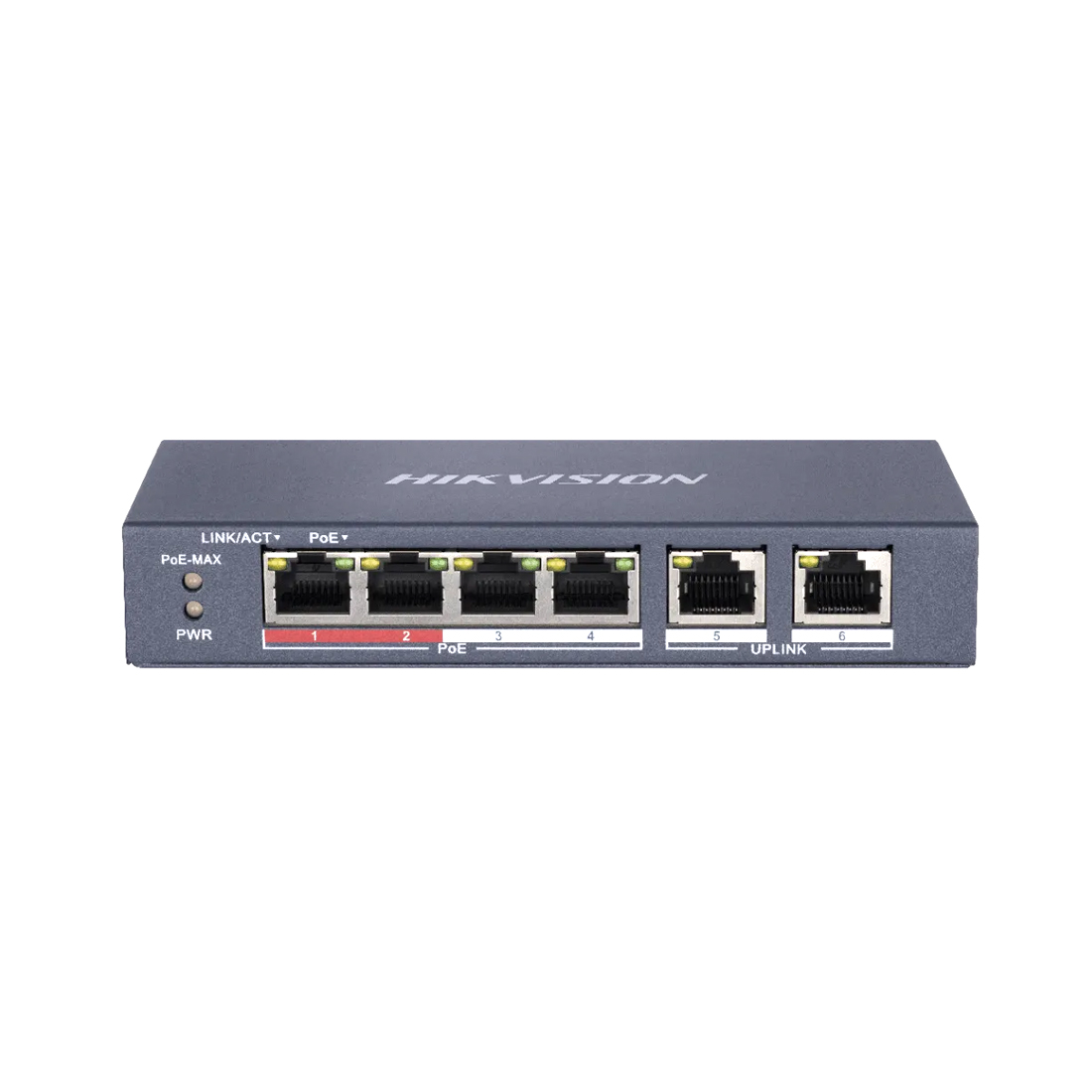 Коммутатор Hikvision DS-3E0106P-E/M(B) — детальное фото