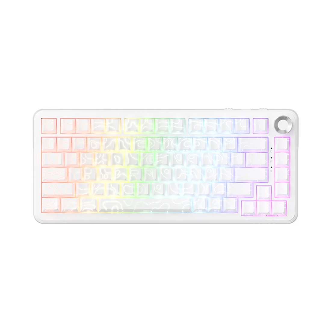 Клавиатура Ajazz AK820 Max Magnetic Switch Contour White — фото, характеристики