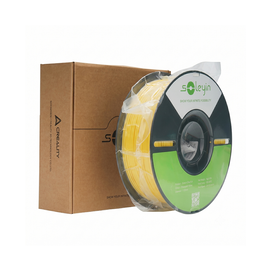 Филамент для 3D-печати Creality Soleyin Ultra PLA 3301010605 (ананасовый жёлтый)
