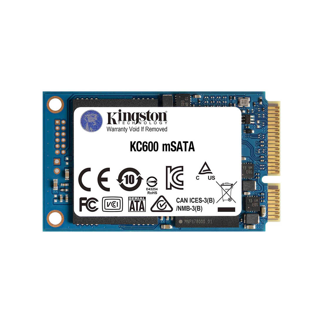 Твердотельный накопитель SSD Kingston SKC600MS/256G mSATA — фото, характеристики