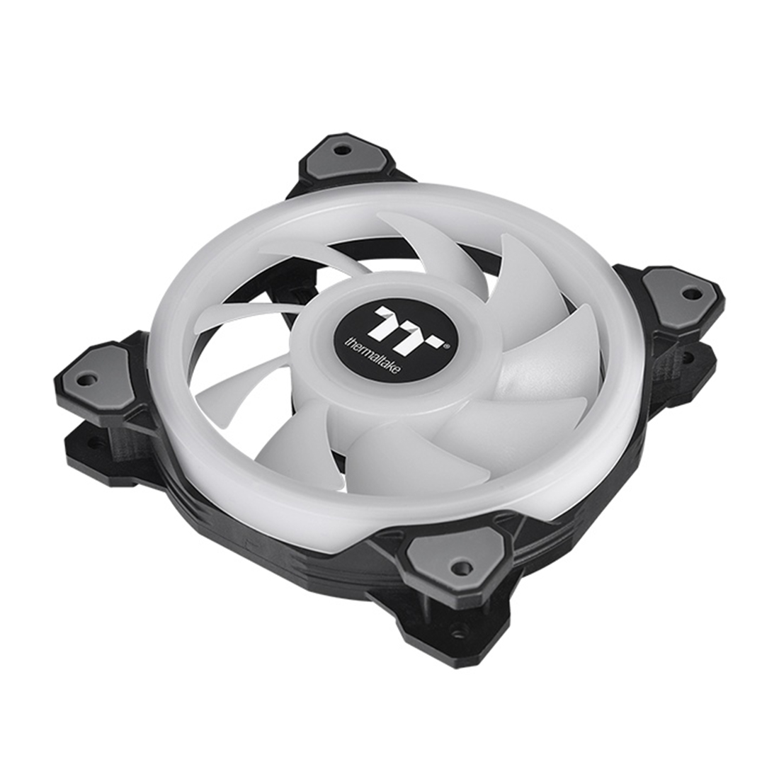 Кулер для компьютерного корпуса Thermaltake Riing Quad 12 RGB White — фото, характеристики