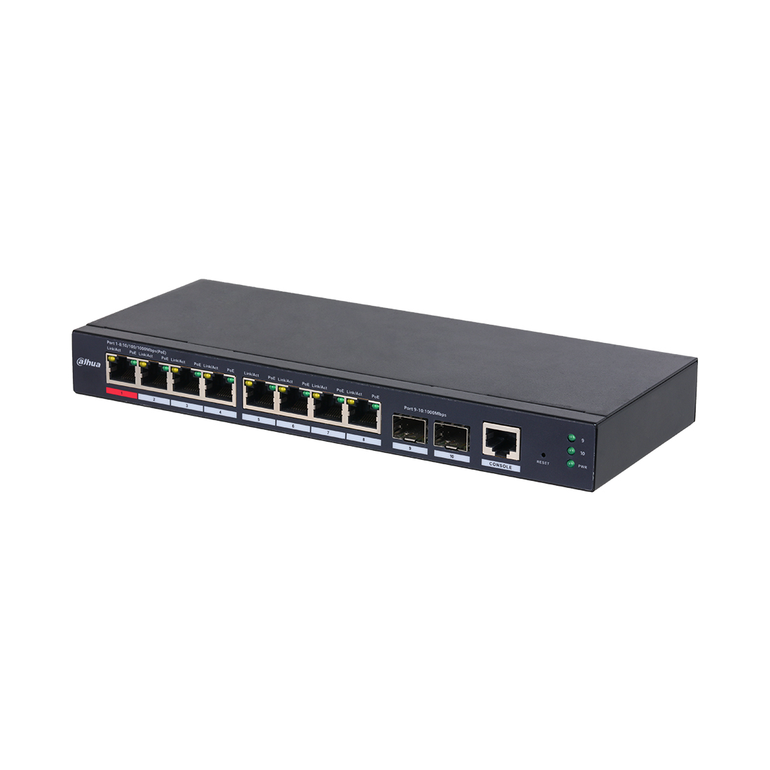 Коммутатор Dahua DH-S4210-8GT-110 — детальное фото