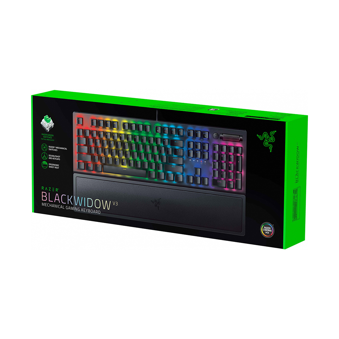 Клавиатура Razer BlackWidow V3 (Green Switch) — фото, характеристики