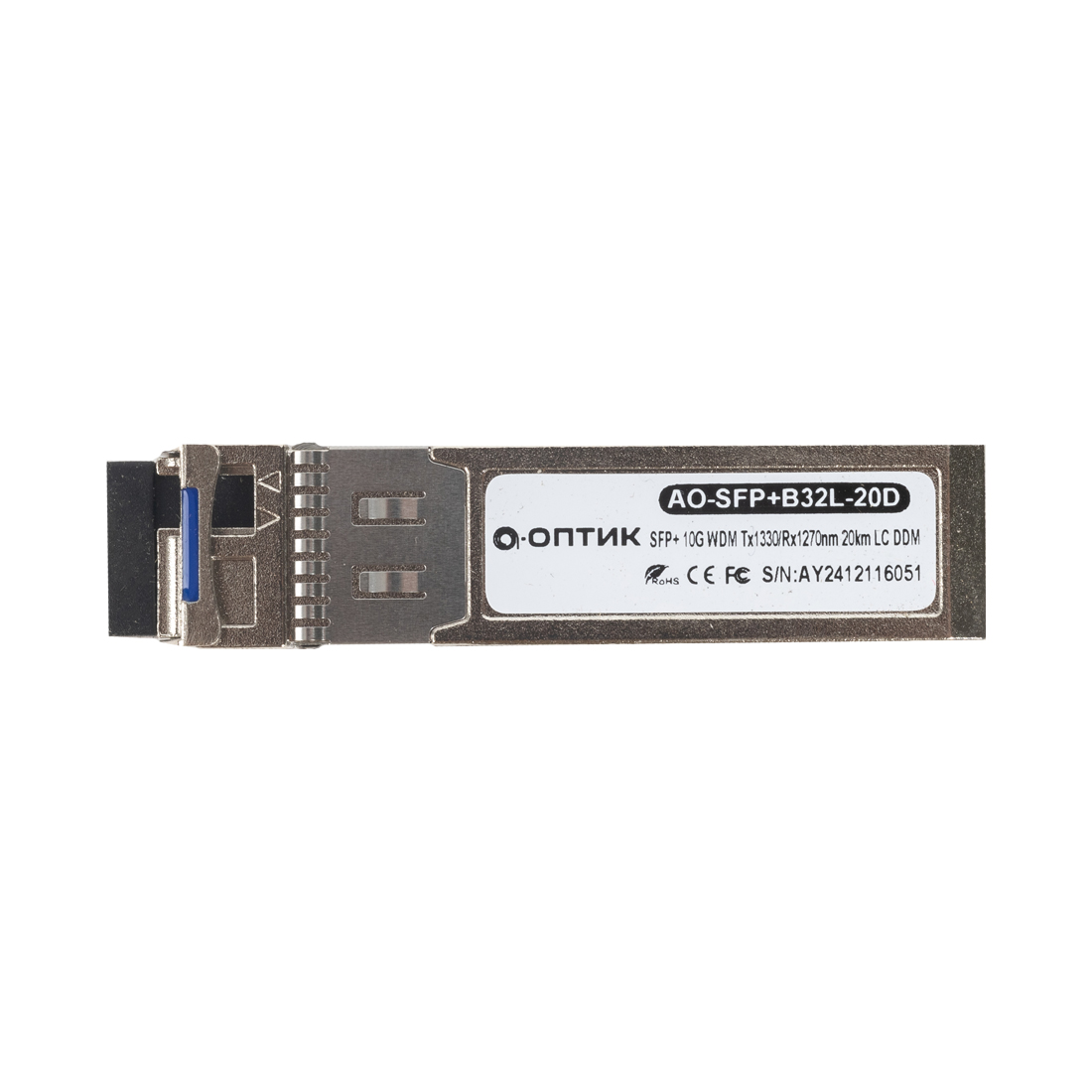 Трансивер А-Оптик AO-SFP+B32L-60D — детальное фото