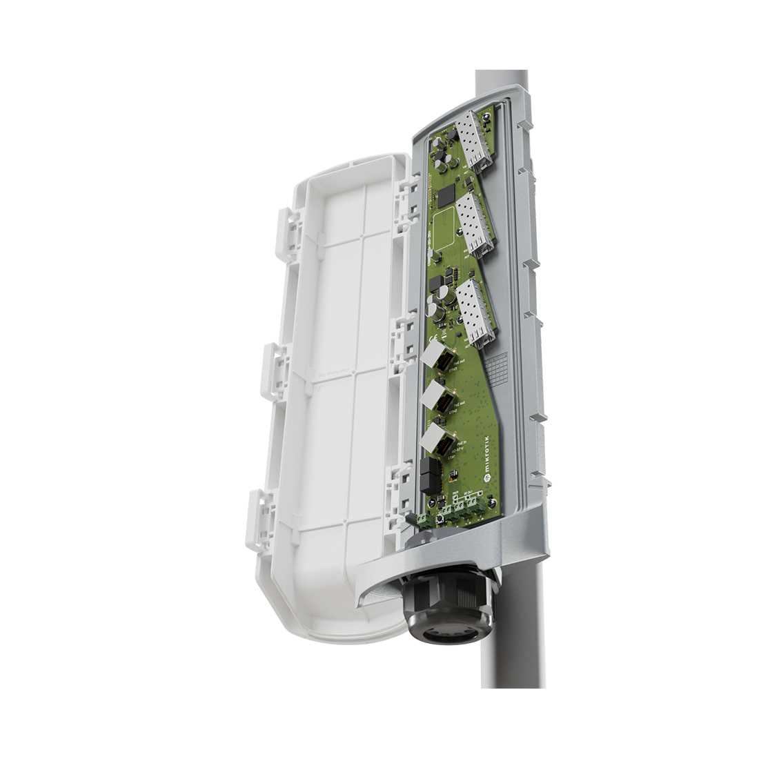 Коммутатор MikroTik CSS606-1G-2Gi-3S+OUT — детальное фото