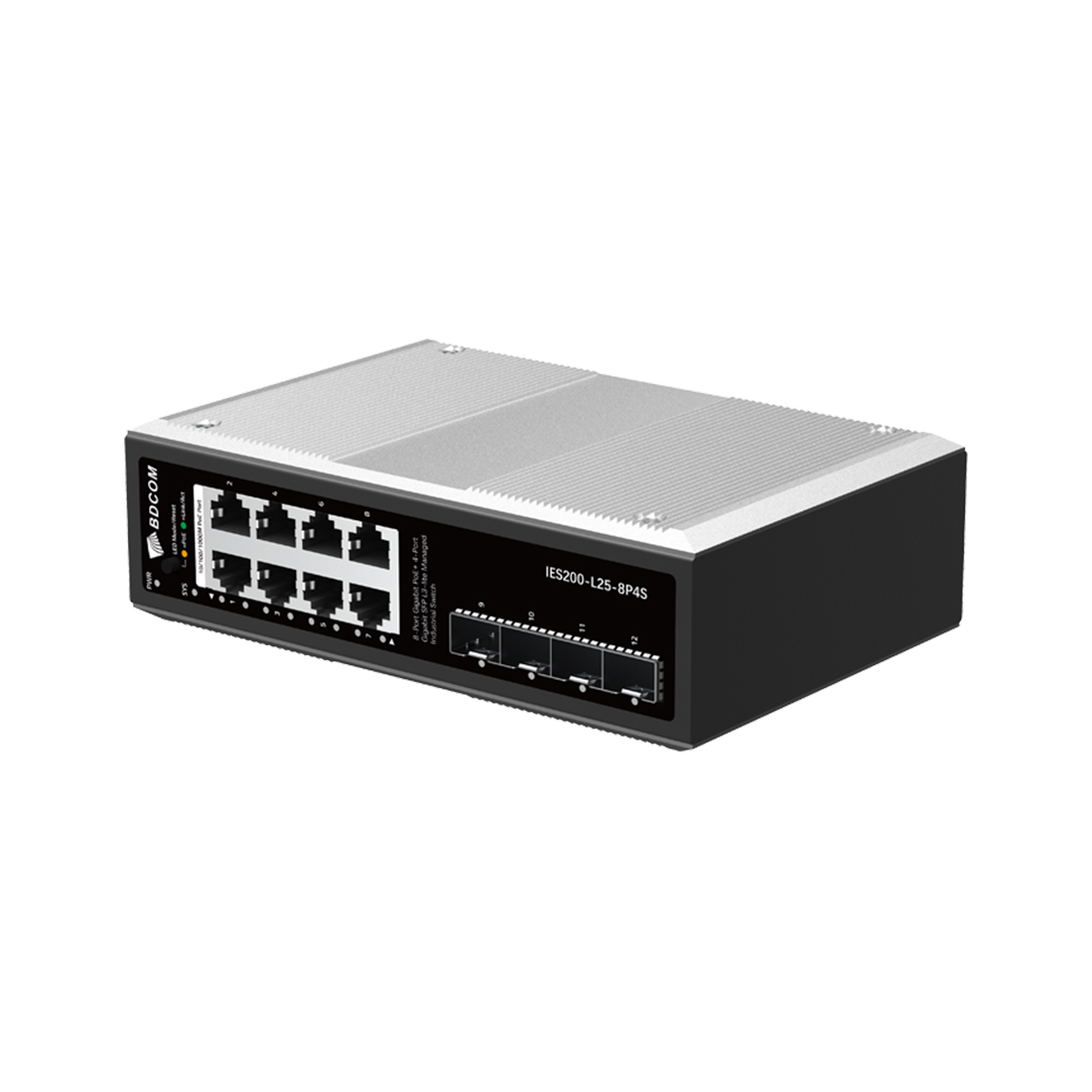 Коммутатор BDCOM IES200-L25-8P4S — детальное фото