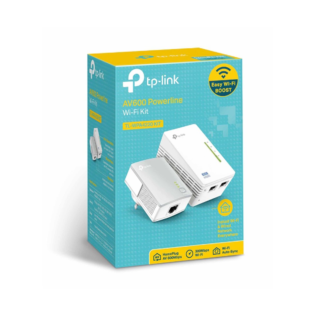 Комплект Powerline адаптеров TP-Link TL-WPA4220KIT — детальное фото