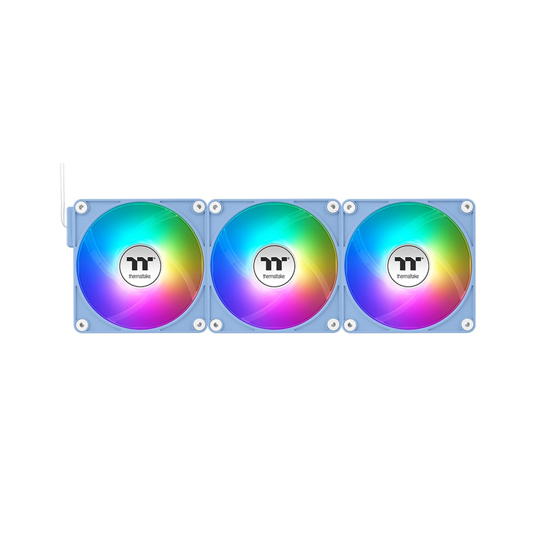 Кулер для компьютерного корпуса Thermaltake CT120 ARGB Sync PC Cooling Fan Hydrangea Blue (3 pack) — фото, характеристики