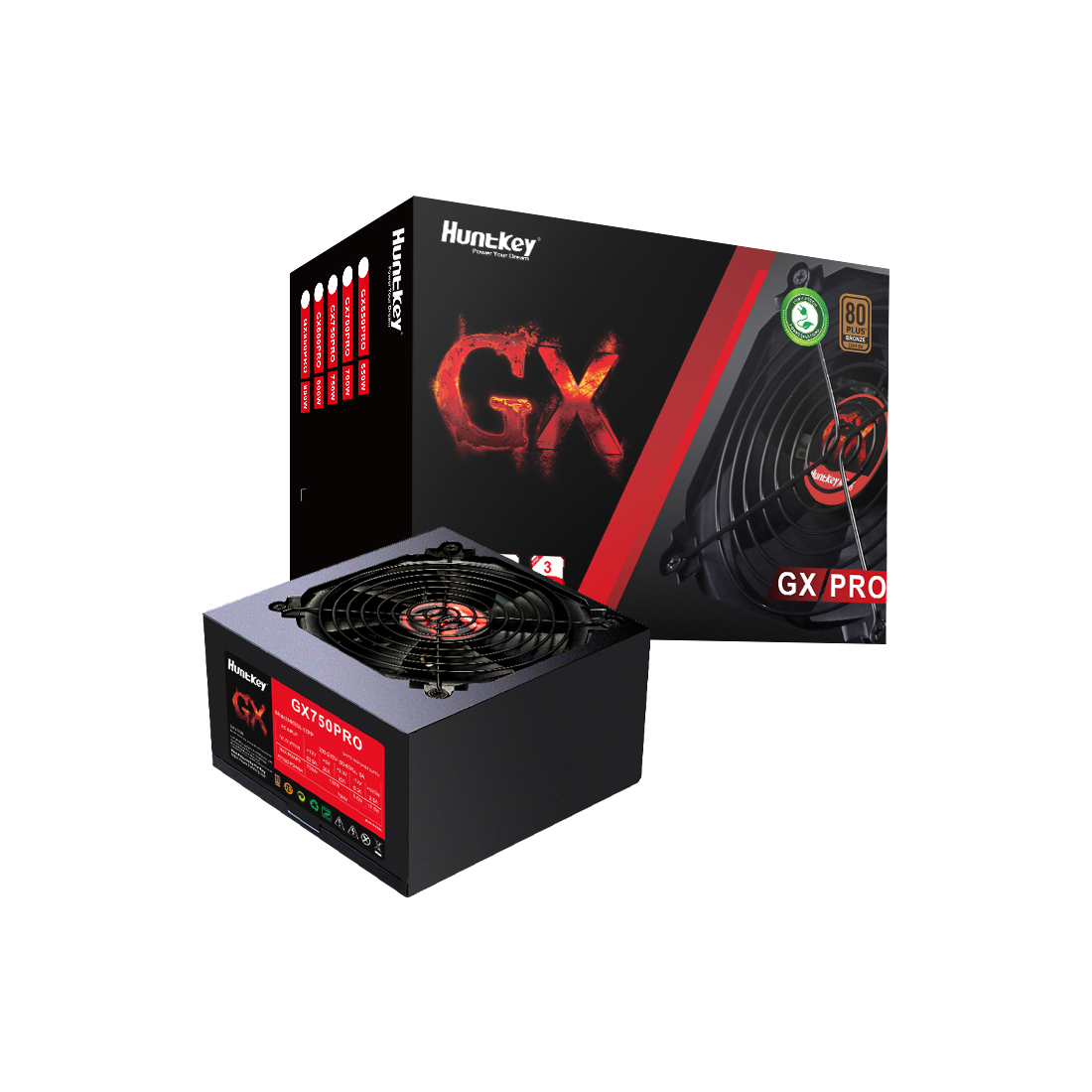 Блок питания Huntkey GX 750PRO — фото, характеристики