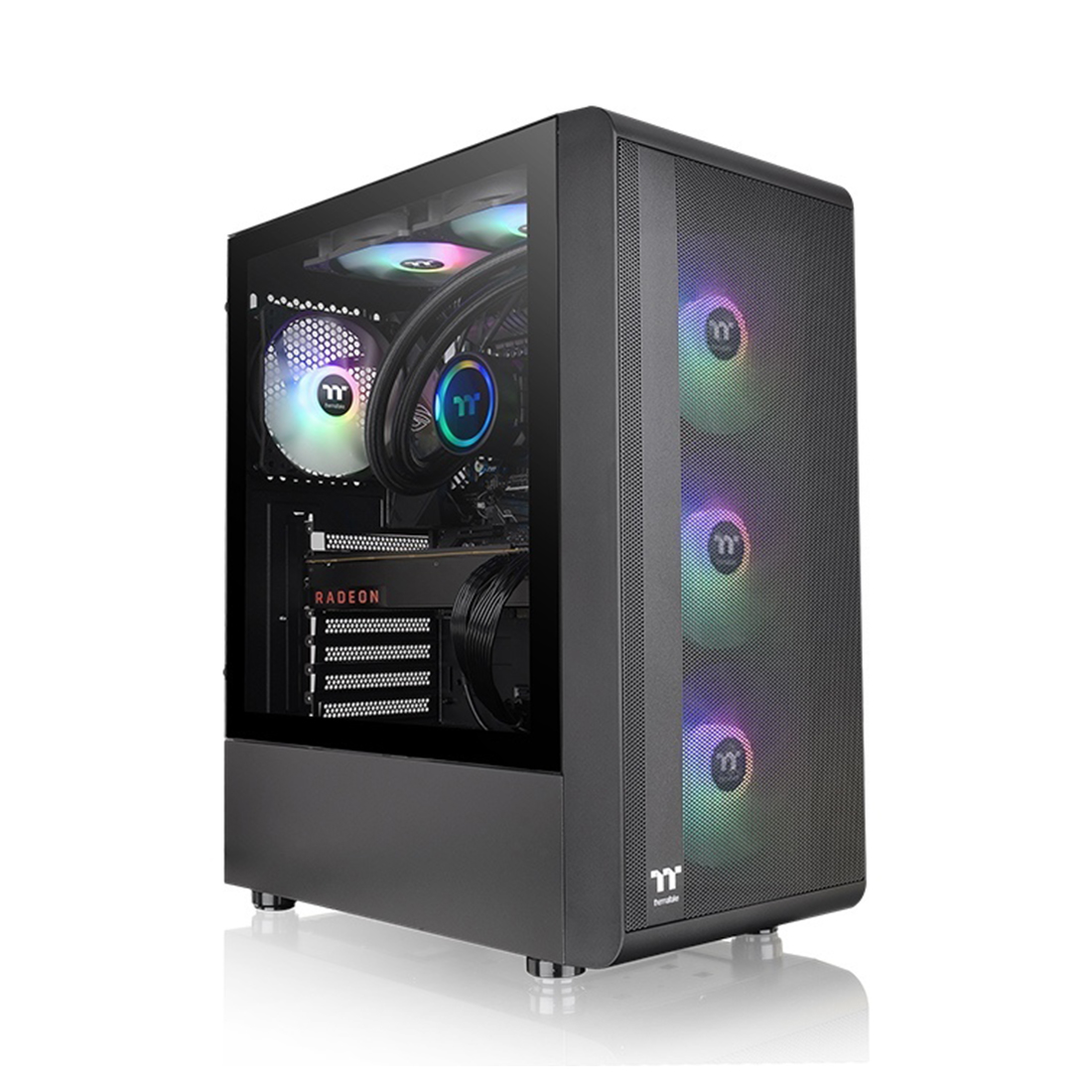 Компьютерный корпус Thermaltake S200 TG ARGB Black без Б/П — фото, характеристики