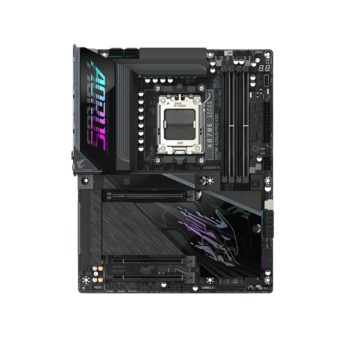 Материнская плата Gigabyte X870E AORUS PRO X3D — фото, характеристики