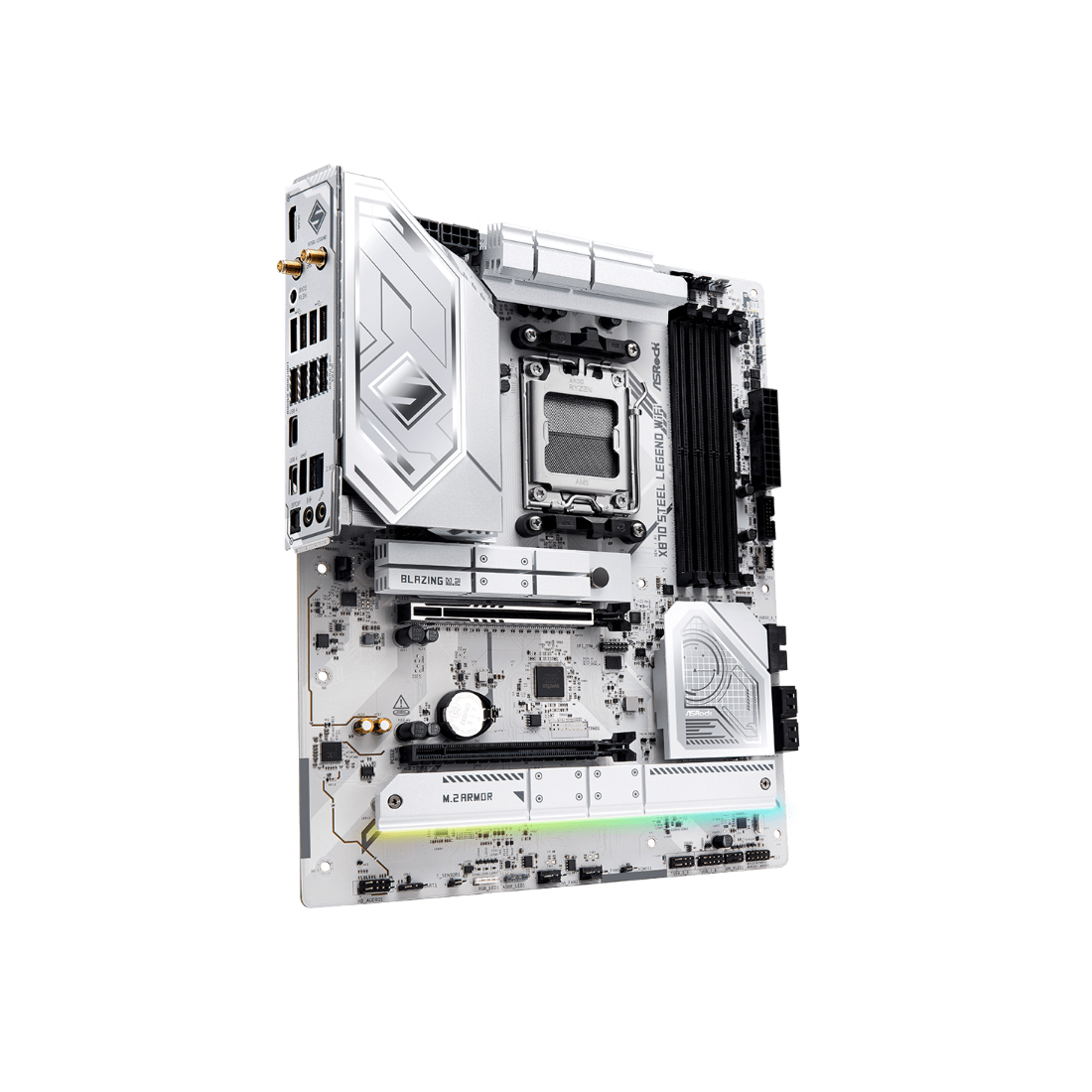 Материнская плата ASRock X870 STEEL LEGEND WIFI — фото, характеристики