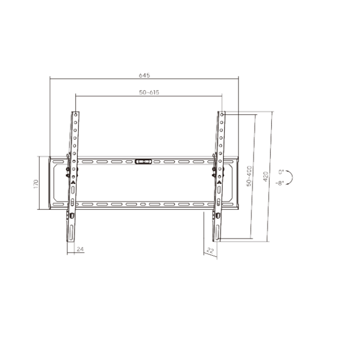 Кронштейн XG WA-3786T для ТВ и мониторов 37"-86"