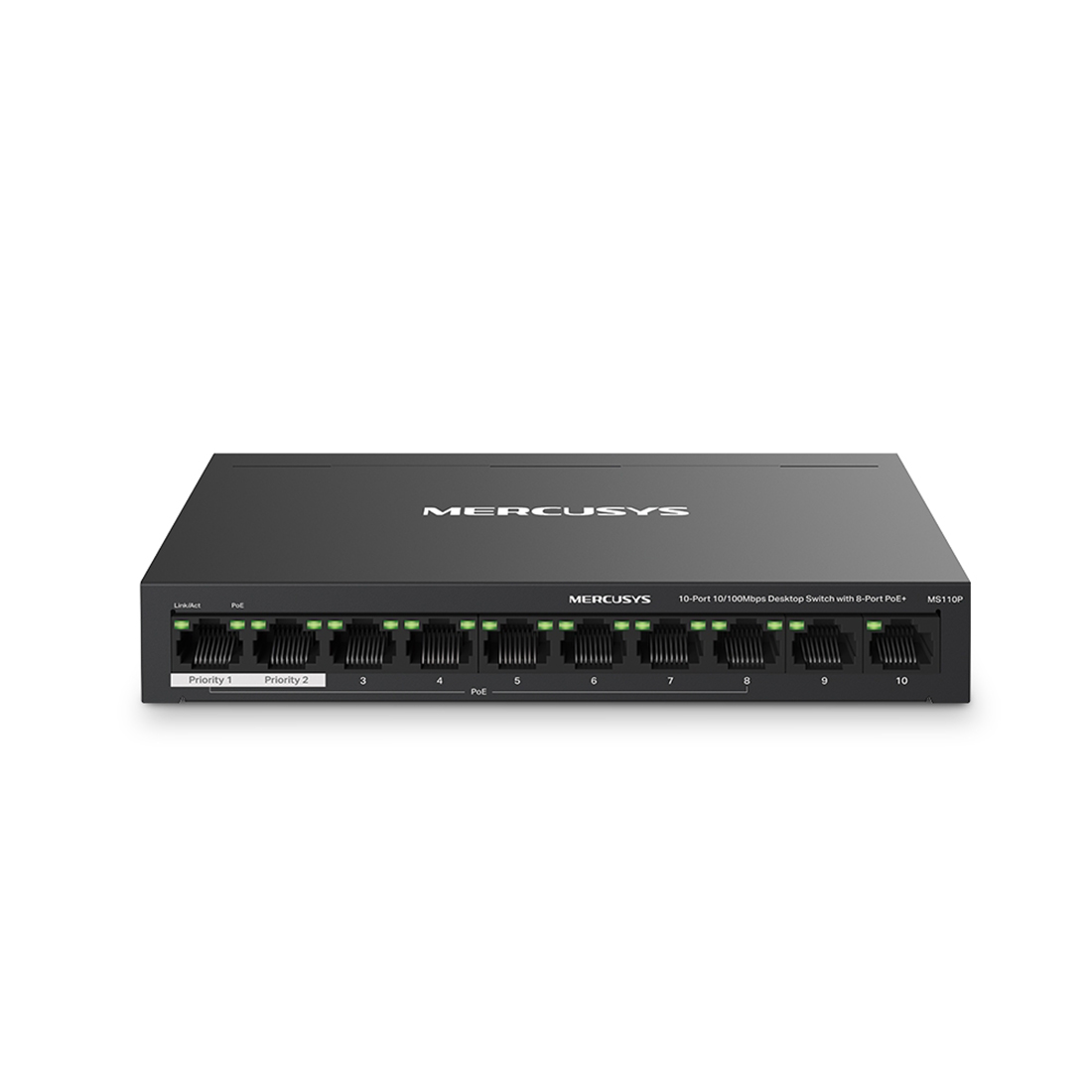 Коммутатор Mercusys MS110P — детальное фото