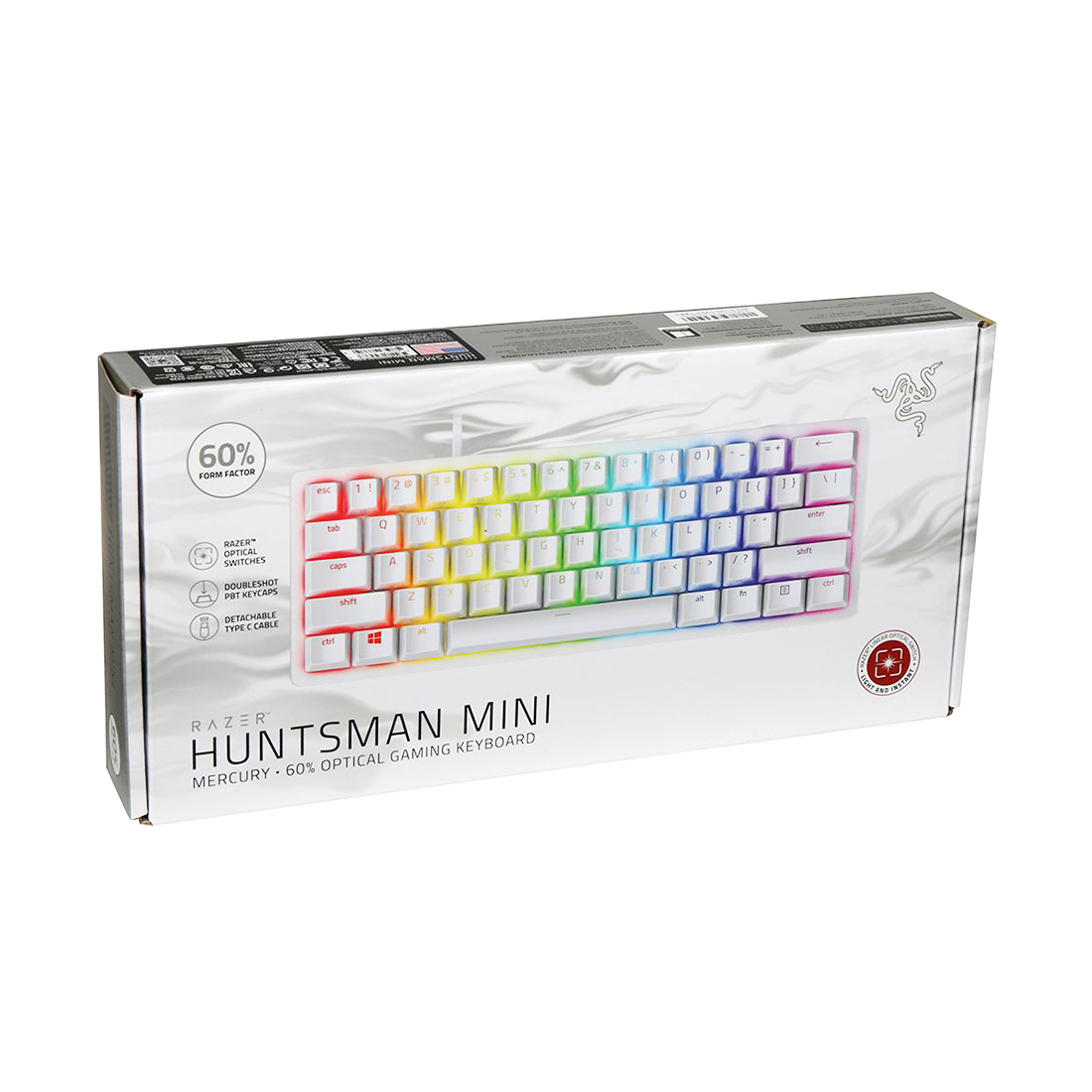 Клавиатура Razer Huntsman Mini (Red Switch) - Mercury — фото, характеристики