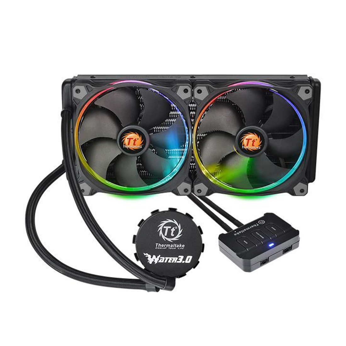 Кулер с водяным охлаждением Thermaltake Water 3.0 Riing RGB 280 — фото, характеристики