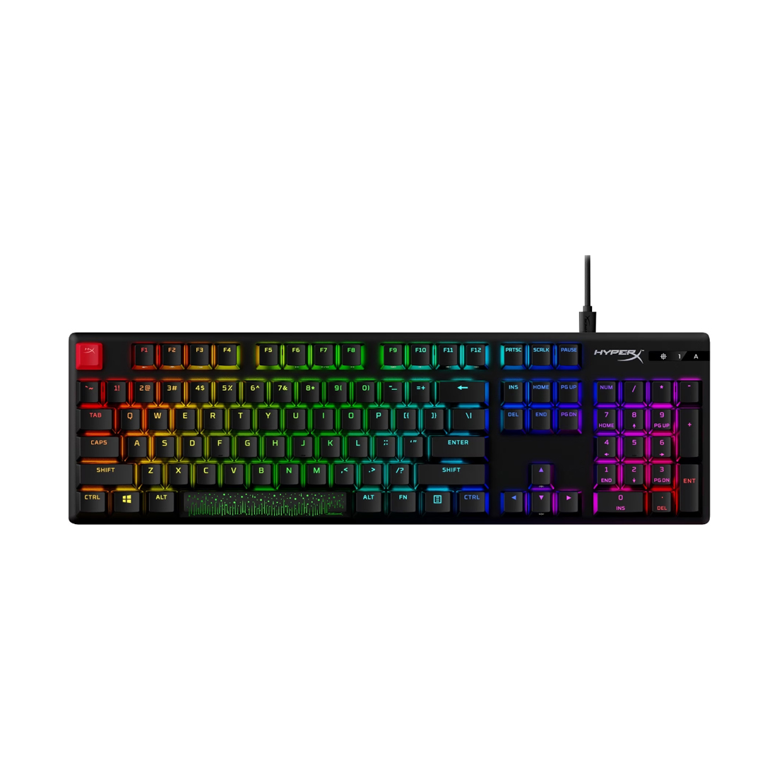 Клавиатура HyperX Alloy Origins PBT HX Red (US) 639N3AA#ABA — фото, характеристики