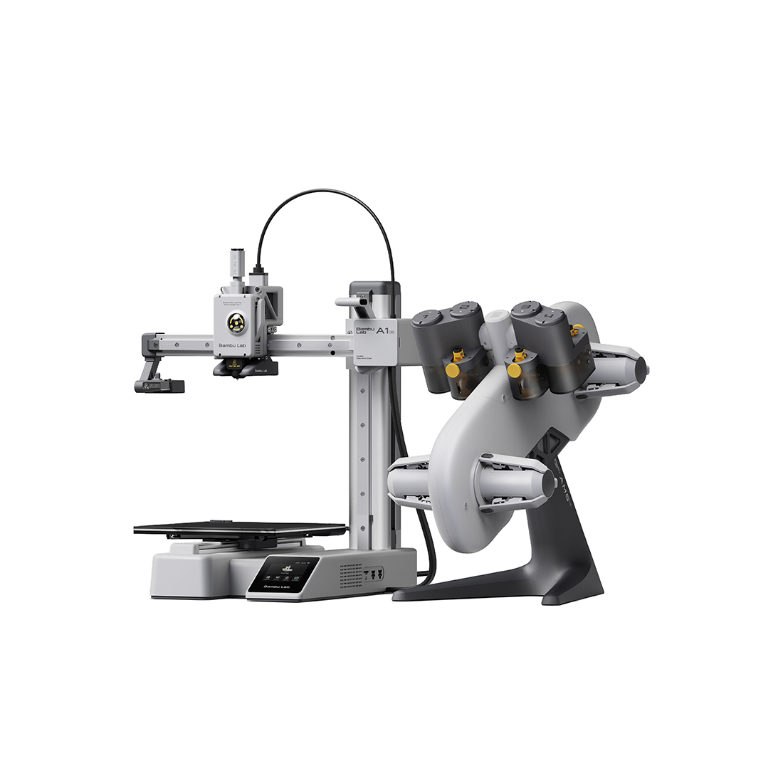Филаментный 3D принтер Bambu Lab A1 mini-Combo-EU (PF002-M+SA005-EU)