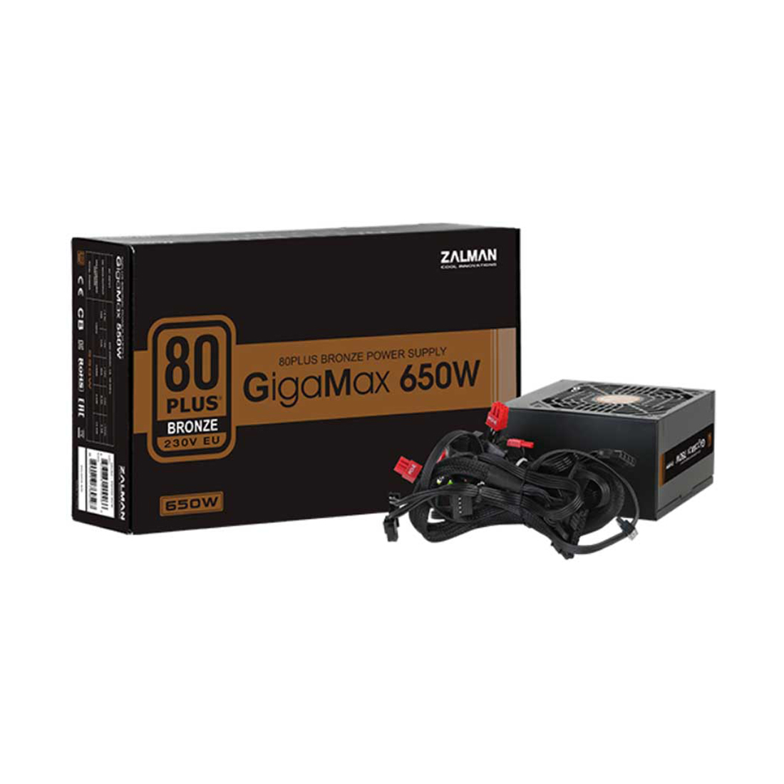 Блок питания Zalman GigaMax 650W ZM650-GVⅡ Bronze — фото, характеристики