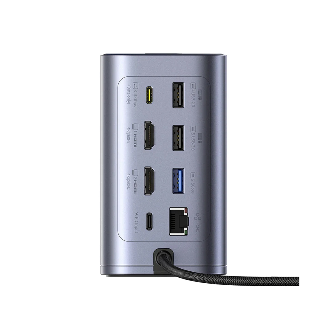 Док-станция Baseus NU1 Air Spacemate 12-in-1 Grey (B00568103813-00) — фото, характеристики