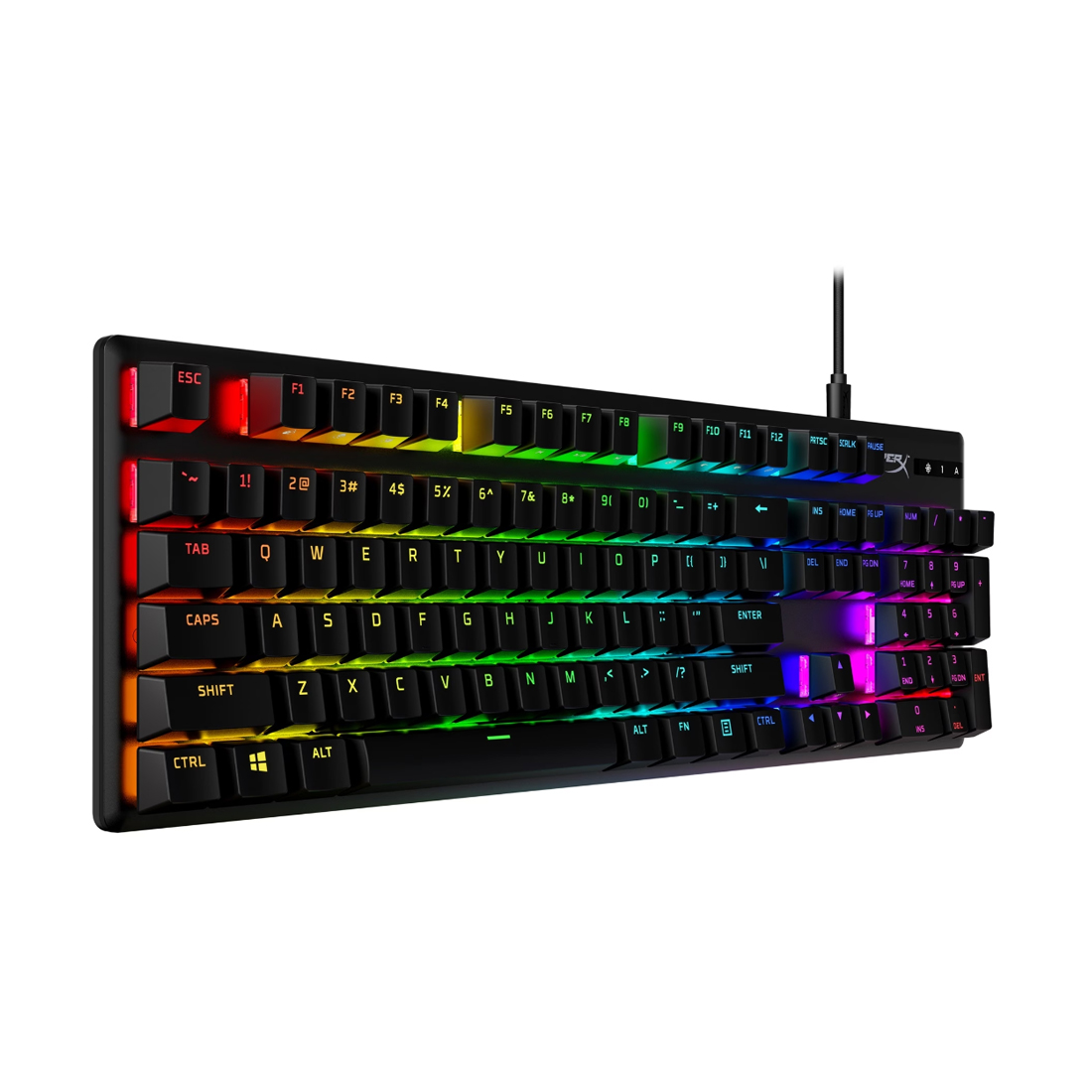 Клавиатура HyperX Alloy Origins PBT HX Red (US) 639N3AA#ABA — фото, характеристики