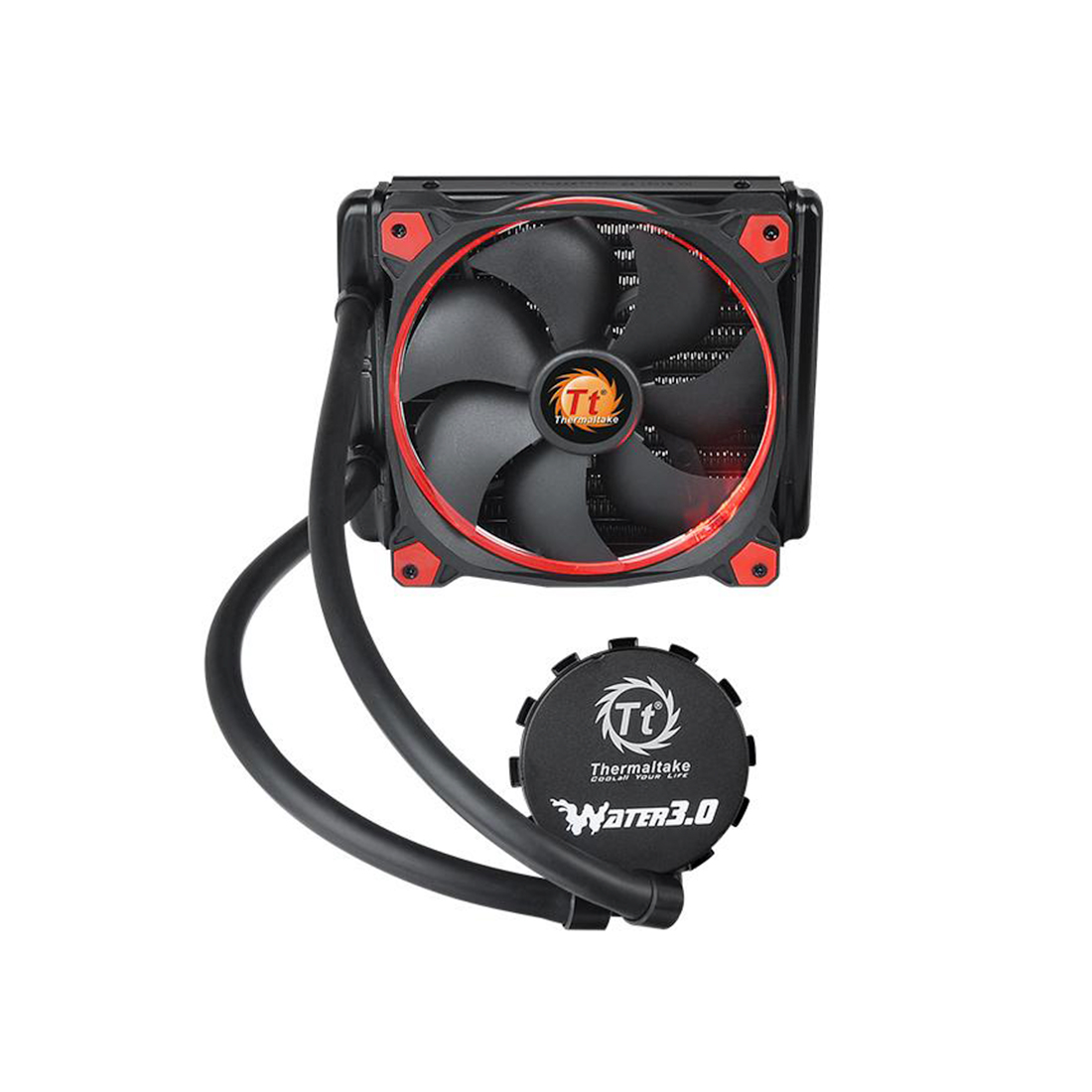 Кулер с водяным охлаждением Thermaltake Water 3.0 Riing Red 140 — фото, характеристики