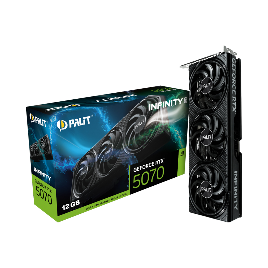 Видеокарта PALIT RTX5070 INFINITY 3 12GB (NE75070019K9-GB2050S) — фото, характеристики