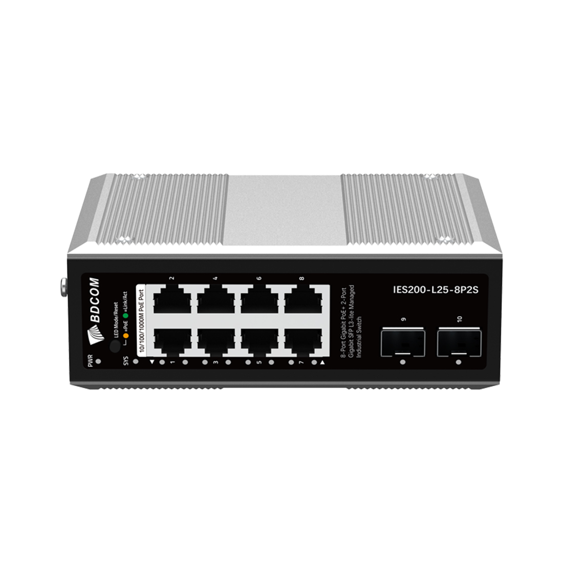 Коммутатор BDCOM IES200-L25-8P2S — детальное фото