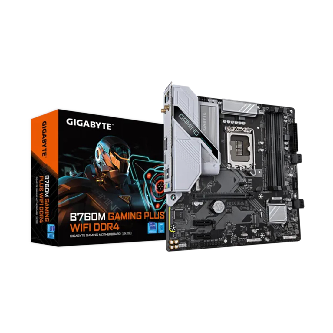 Материнская плата Gigabyte B760M GAMING PLUS WIFI DDR4 — фото, характеристики