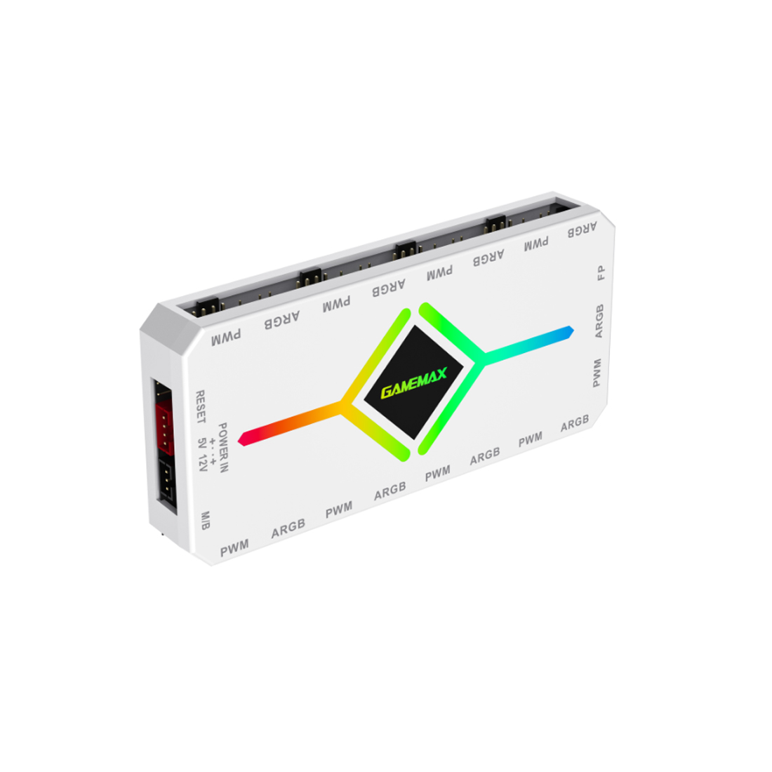 Контроллер подсветки Gamemax V4.0 ARGB+PWM HUB WH (12В) — фото, характеристики