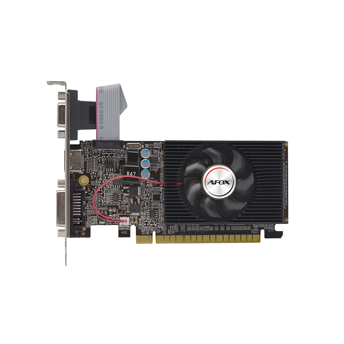 Видеокарта AFOX GT610 2GB D3 LP Single Fan (AF610-2048D3L8) — фото, характеристики