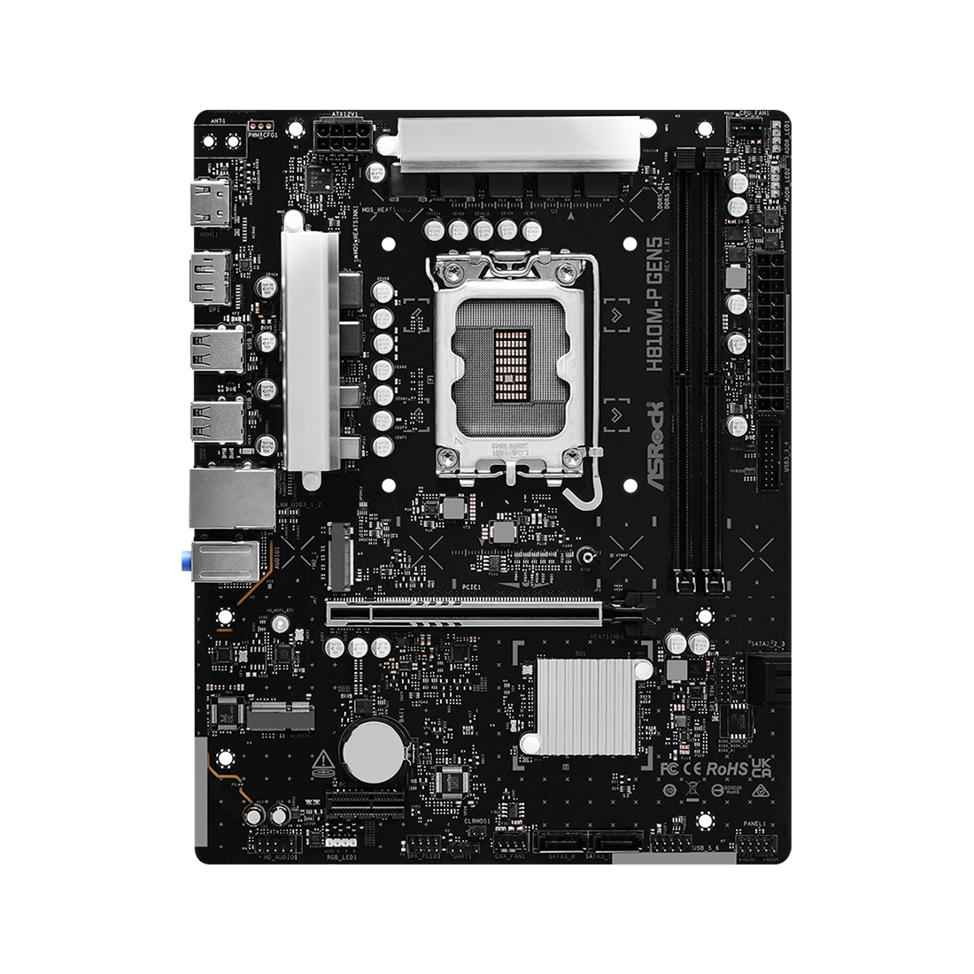 Материнская плата ASRock H810M-P Gen5 — фото, характеристики