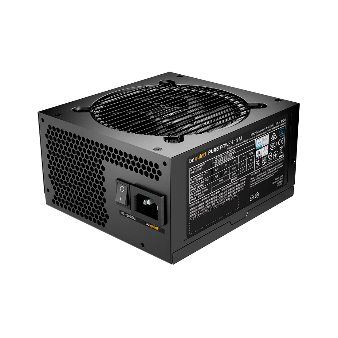 Блок питания Bequiet! Pure Power 13M 850W BP027EU — фото, характеристики