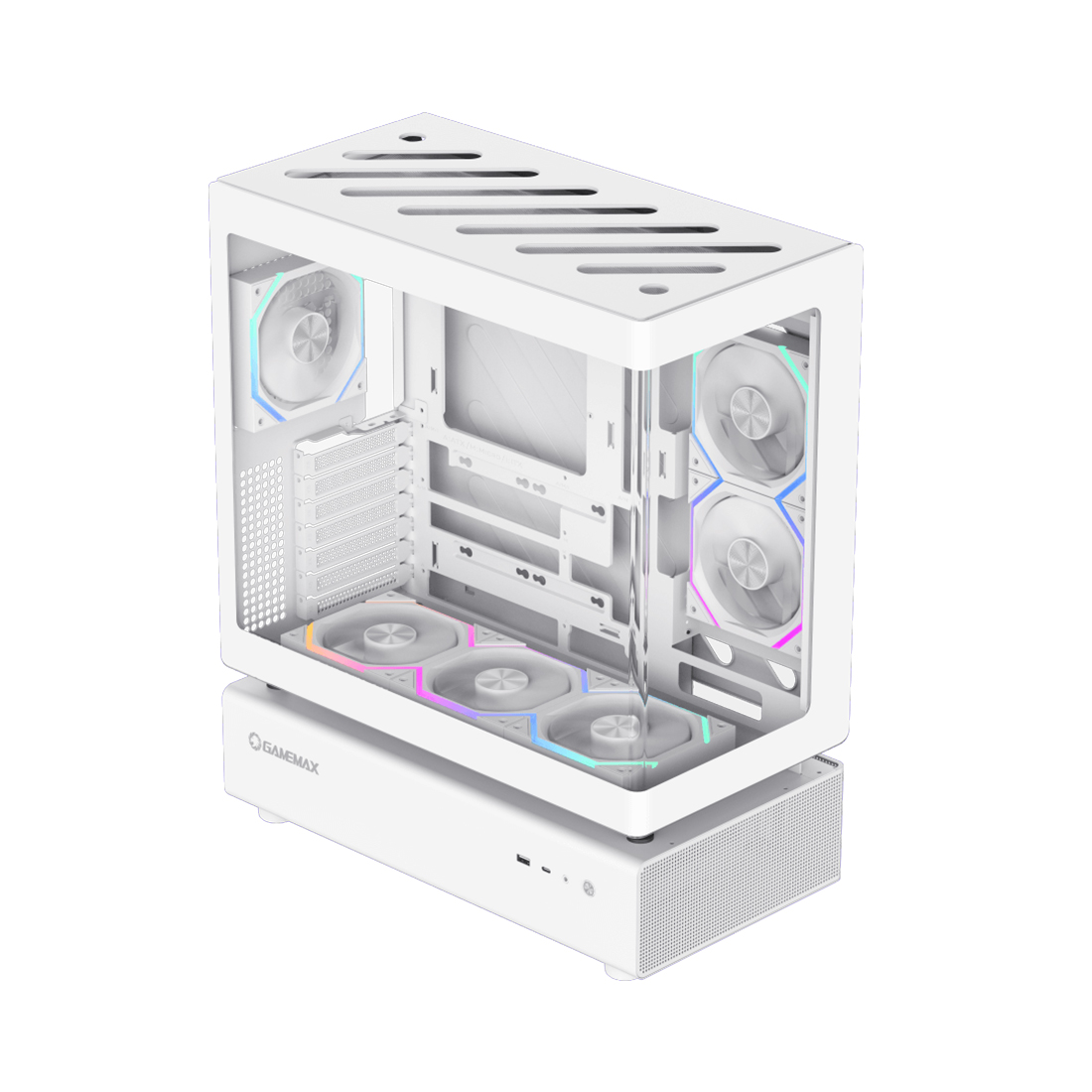 Компьютерный корпус Gamemax N80 WH White без Б/П — фото, характеристики