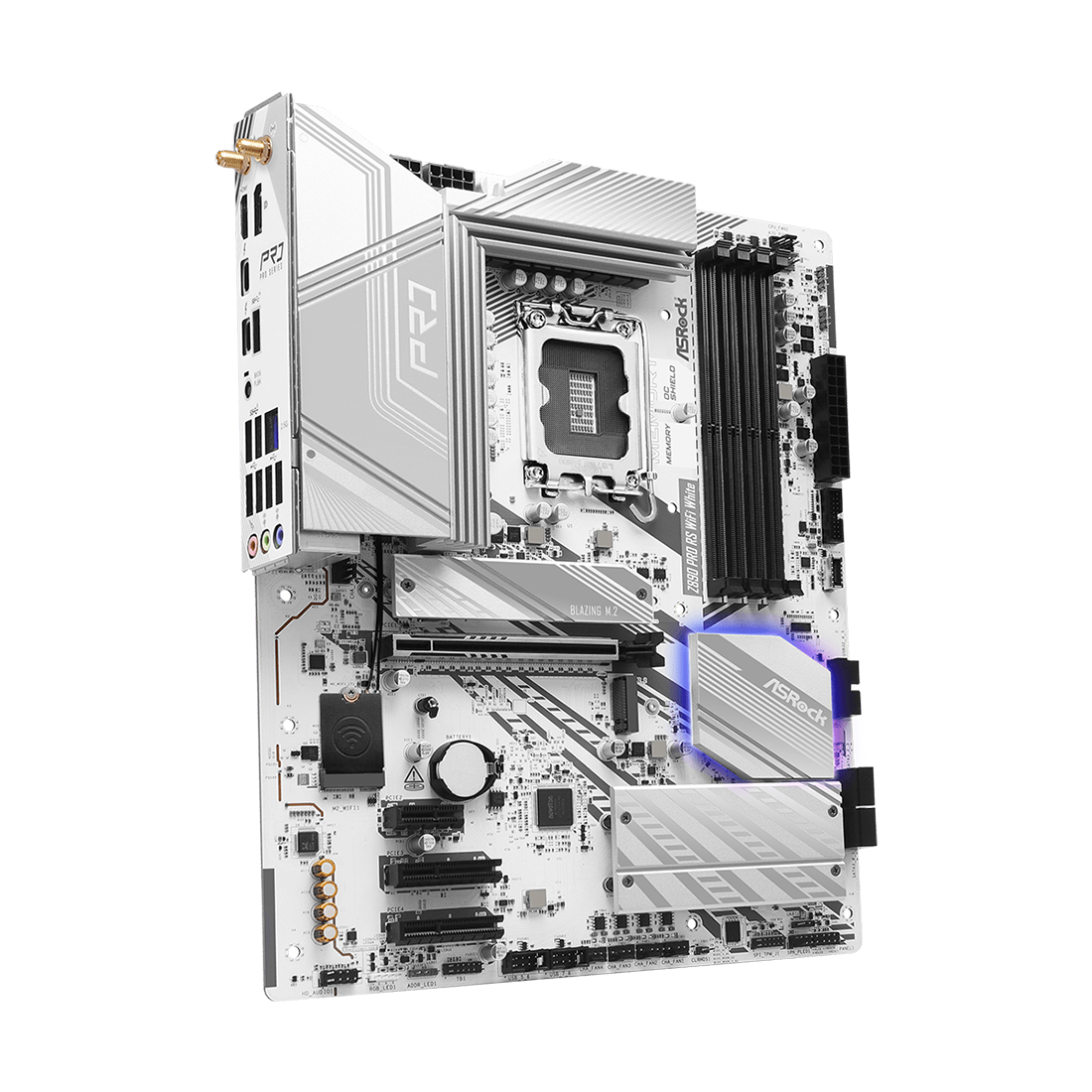 Материнская плата ASRock Z890 PRO RS WIFI WHITE — фото, характеристики