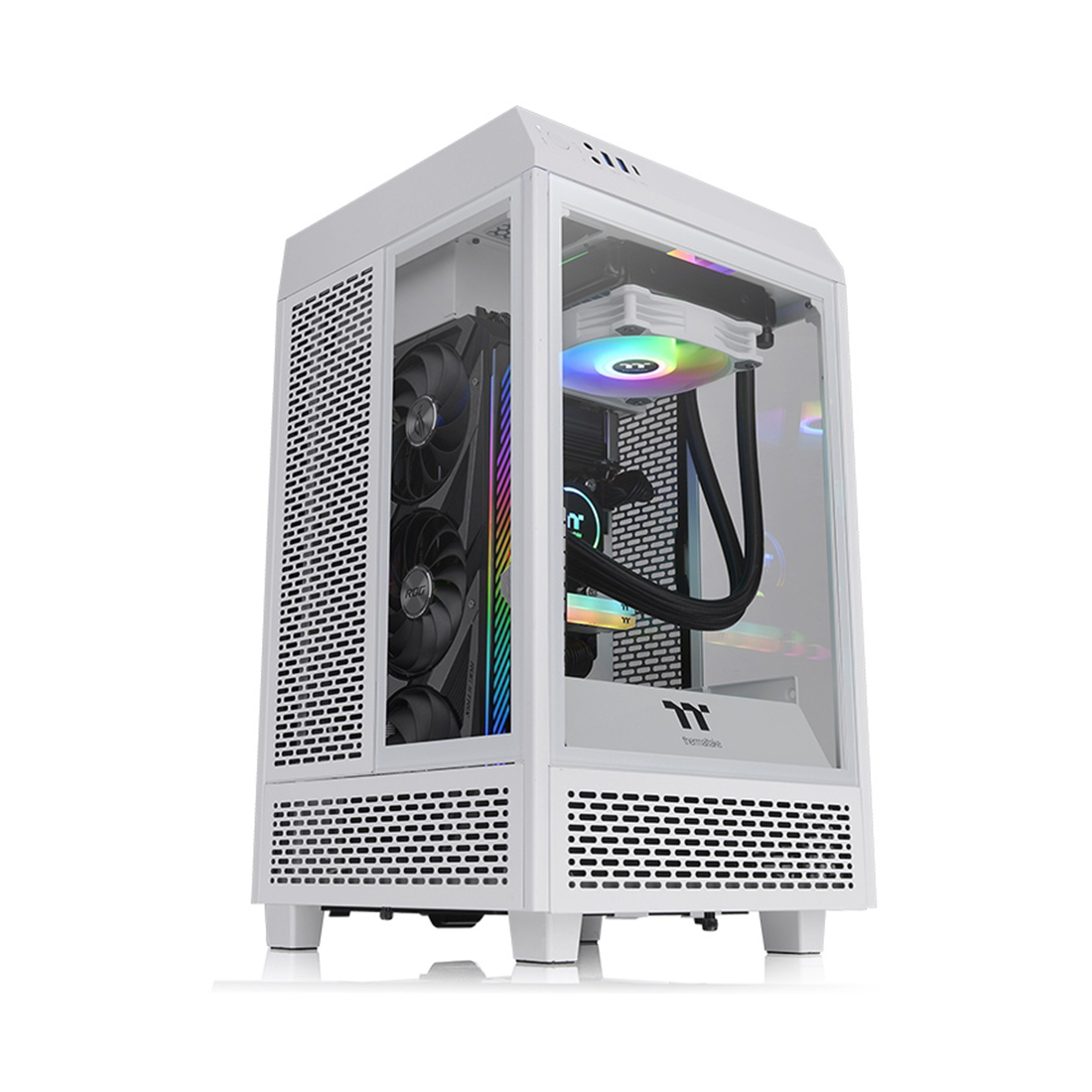 Компьютерный корпус Thermaltake The Tower 100 Snow без Б/П — фото, характеристики