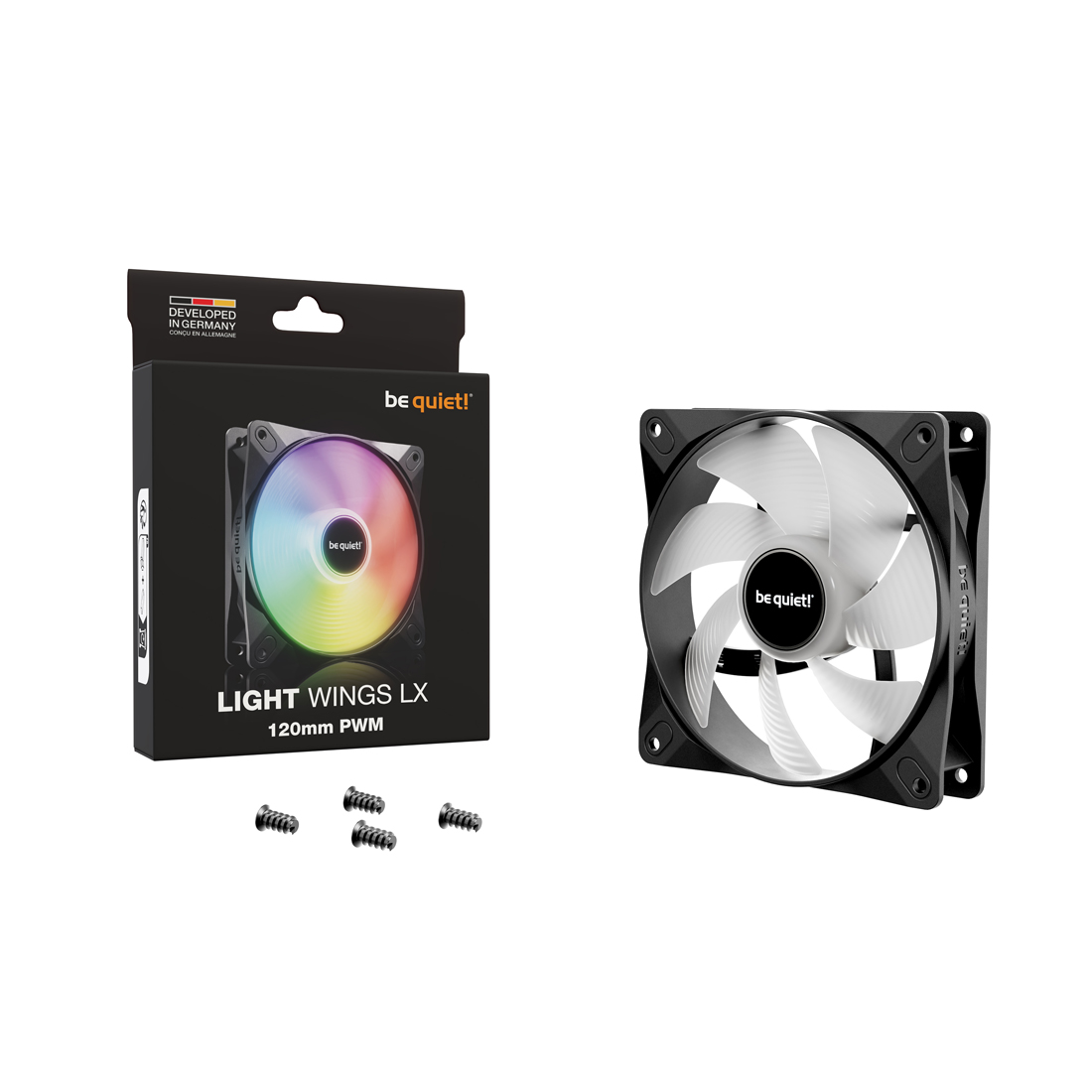 Вентилятор для компьютерного корпуса Bequiet! Light Wings LX 120mm PWM — фото, характеристики