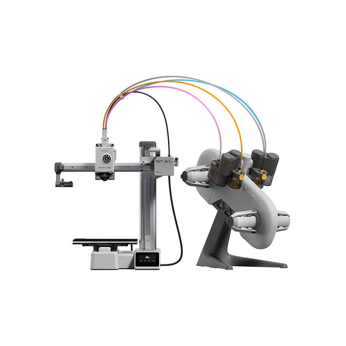 Филаментный 3D принтер Bambu Lab A1 mini-Combo-EU (PF002-M+SA005-EU)