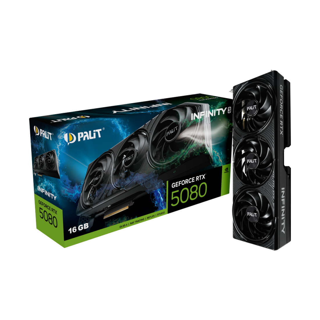 Видеокарта PALIT RTX5080 INFINITY 3 16GB (NE75080019T2-GB2035S) — фото, характеристики