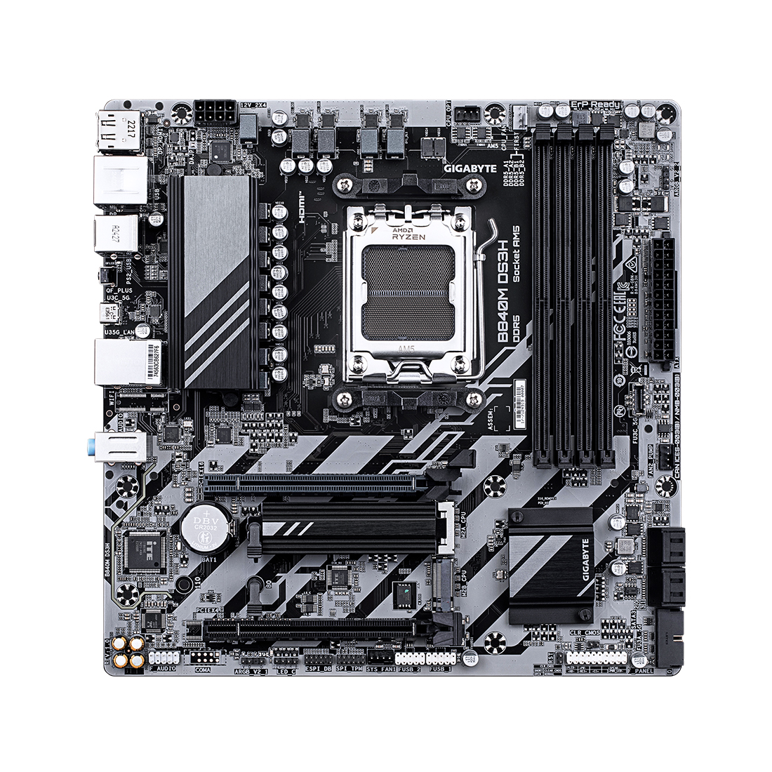 Материнская плата Gigabyte B840M DS3H — фото, характеристики