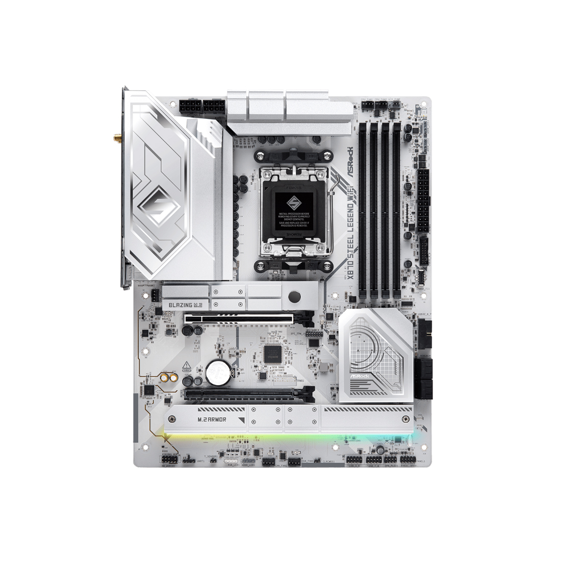 Материнская плата ASRock X870 STEEL LEGEND WIFI — фото, характеристики
