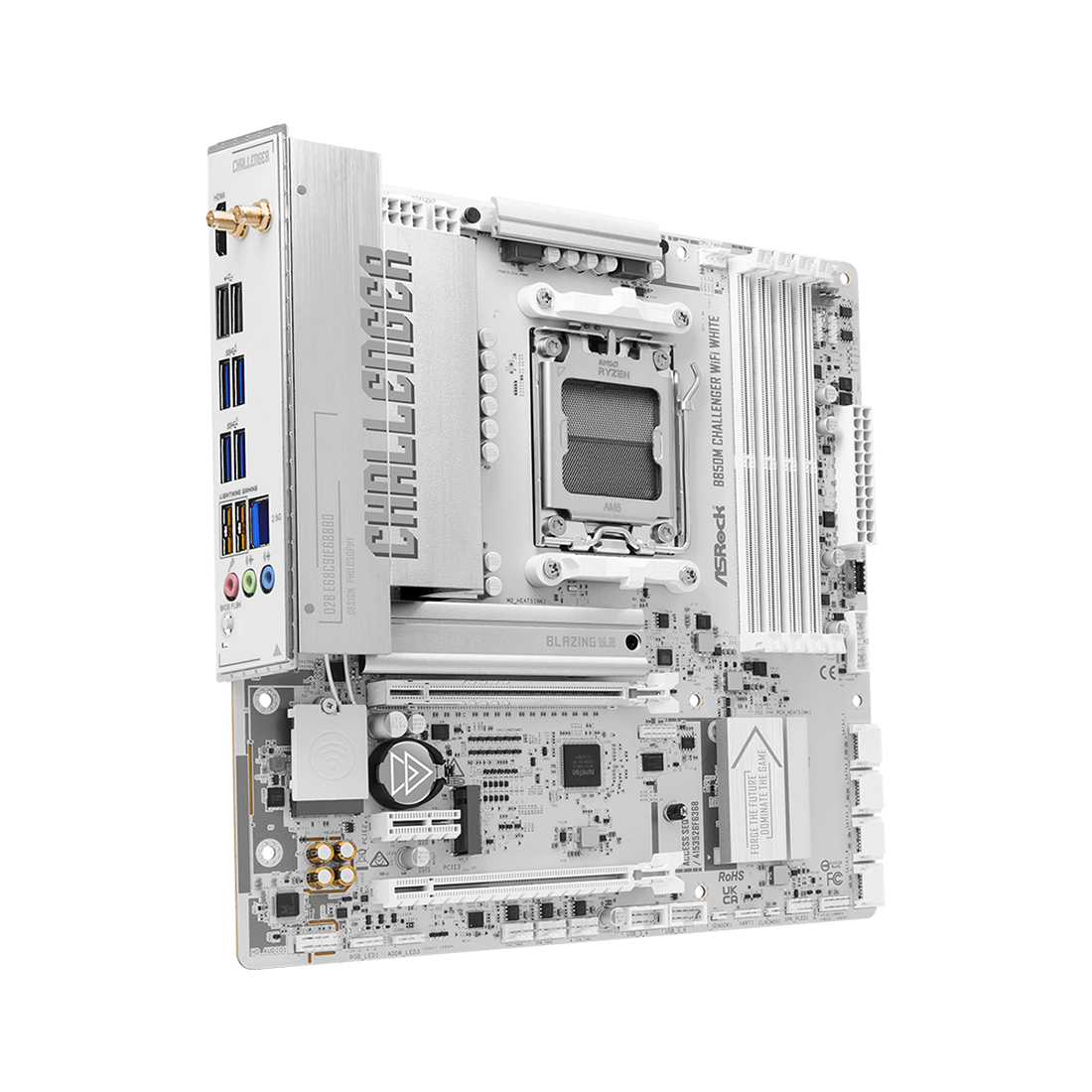 Материнская плата ASRock B850M Challenger WiFi White — фото, характеристики