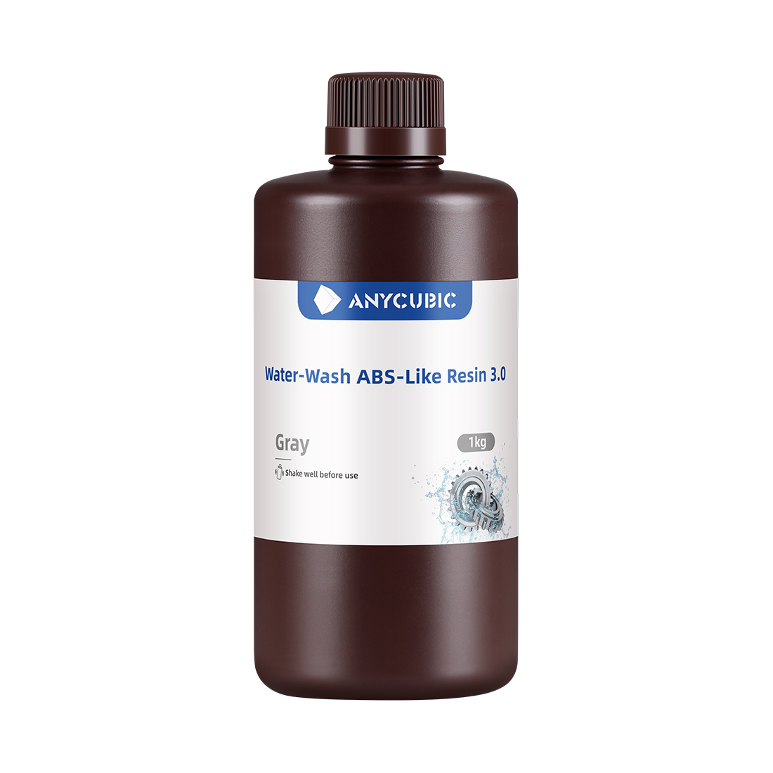 Фотополимерная смола для 3D-печати Anycubic Water-Wash ABS-Like Resin 3.0 SSXAB3GY-10 (серый)