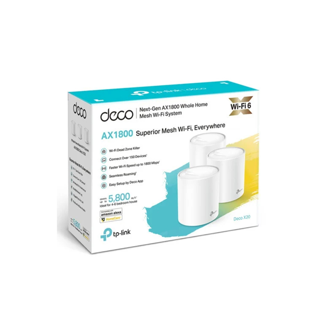 Беспроводная MESH-система Wi-Fi TP-Link Deco X20(3-pack) — детальное фото
