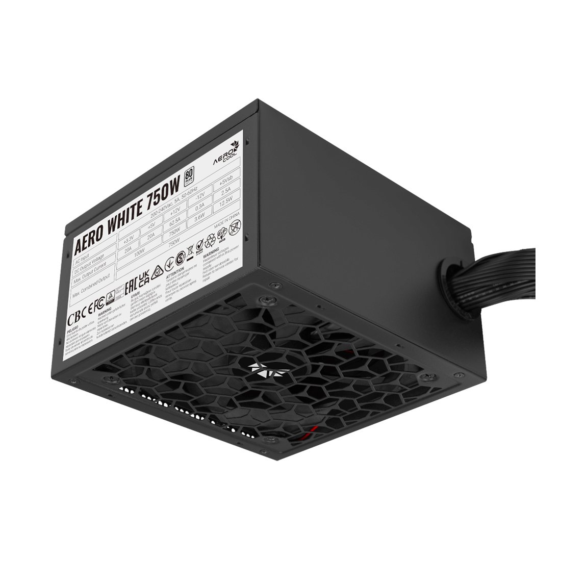 Блок питания Aerocool AERO WHITE 750W — фото, характеристики