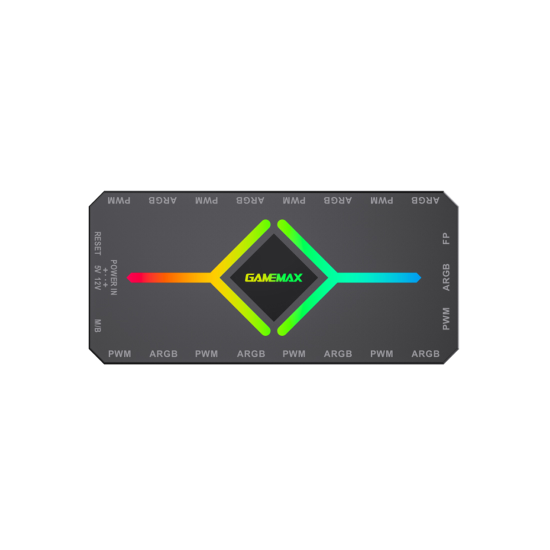 Контроллер подсветки Gamemax V4.0 ARGB+PWM HUB BK (12В) — фото, характеристики