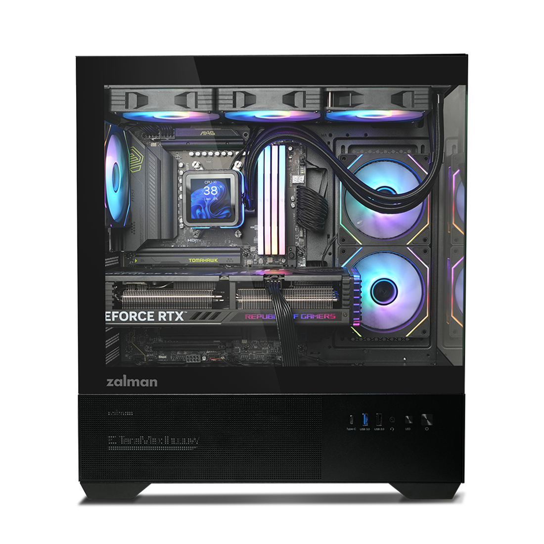 Компьютерный корпус Zalman CHRONIX V2 Black без Б/П — фото, характеристики