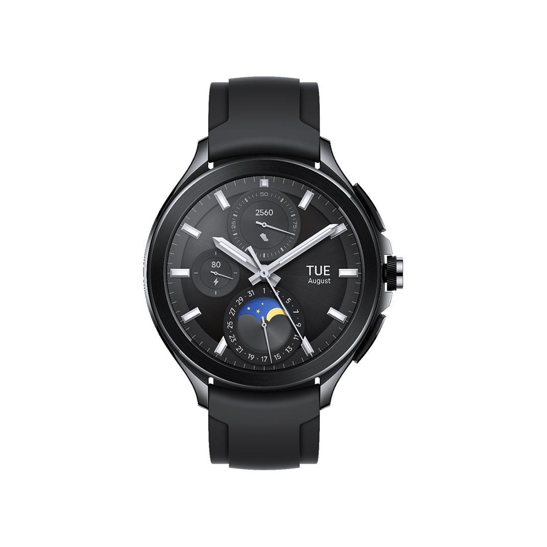 Смарт часы Xiaomi Watch 2 Pro-Bluetooth Black Case with Black Fluororubber Strap — фото, характеристики